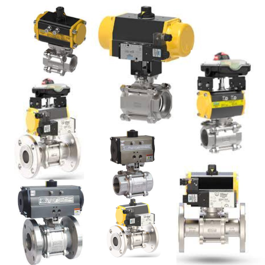 Ball Valves With Pneumatic Actuator | S.R. Metal Industries