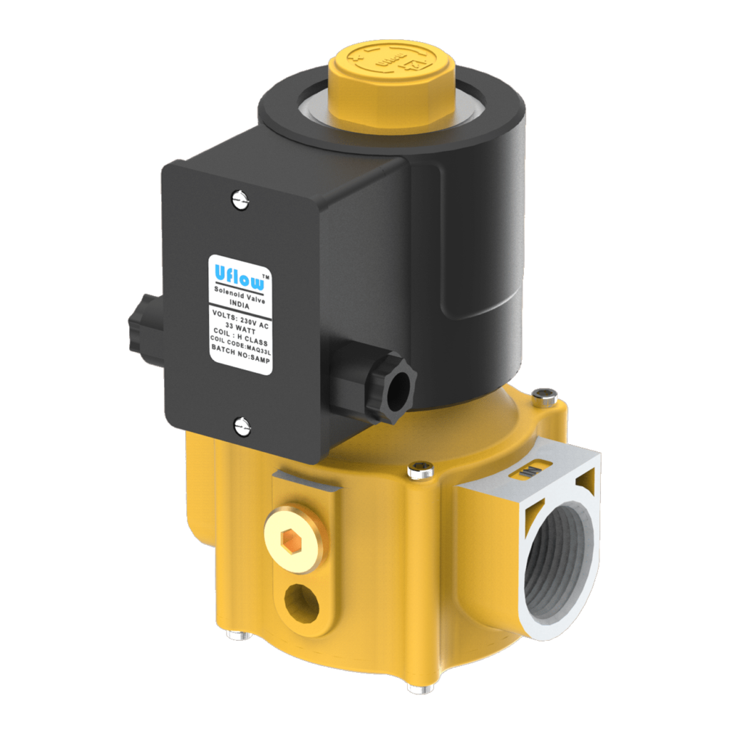 Uflow Gas Solenoid Valve | S.R. Metal Industries